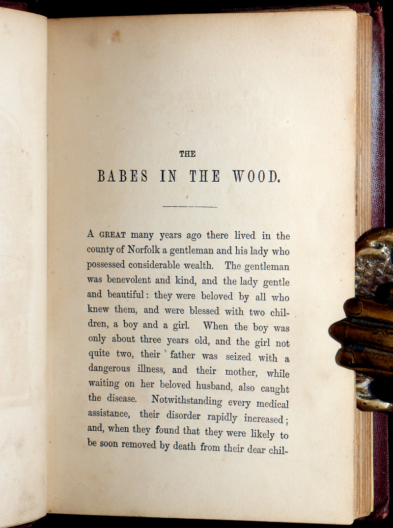 1861 Scarce Book - Favourite Fairy Tales With Twelve Coloured Illustrations