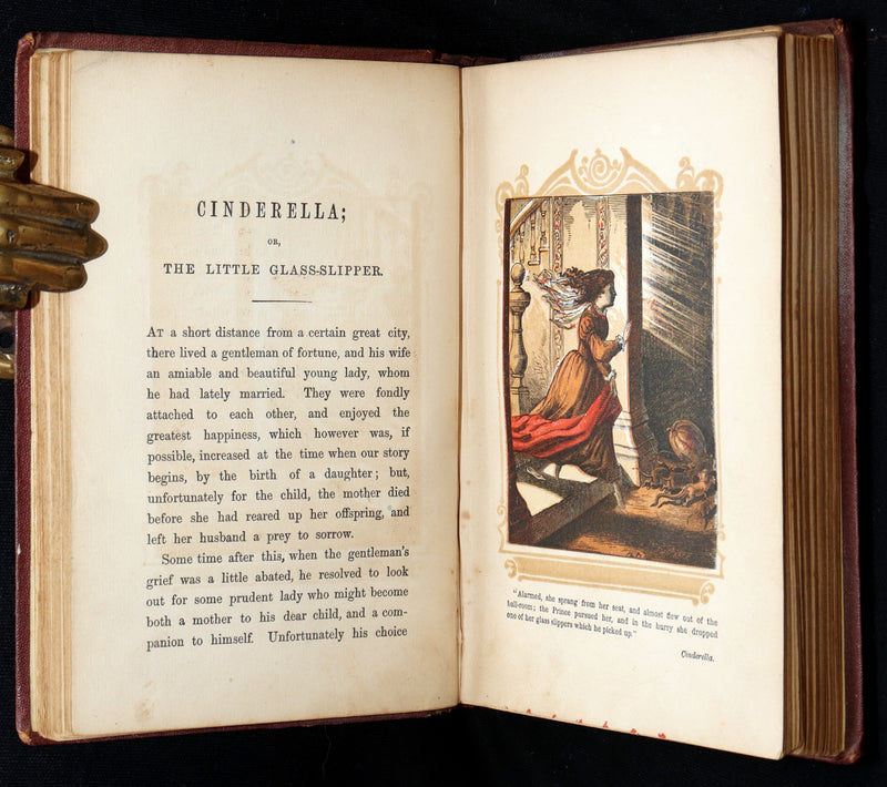 1861 Scarce Book - Favourite Fairy Tales With Twelve Coloured Illustrations