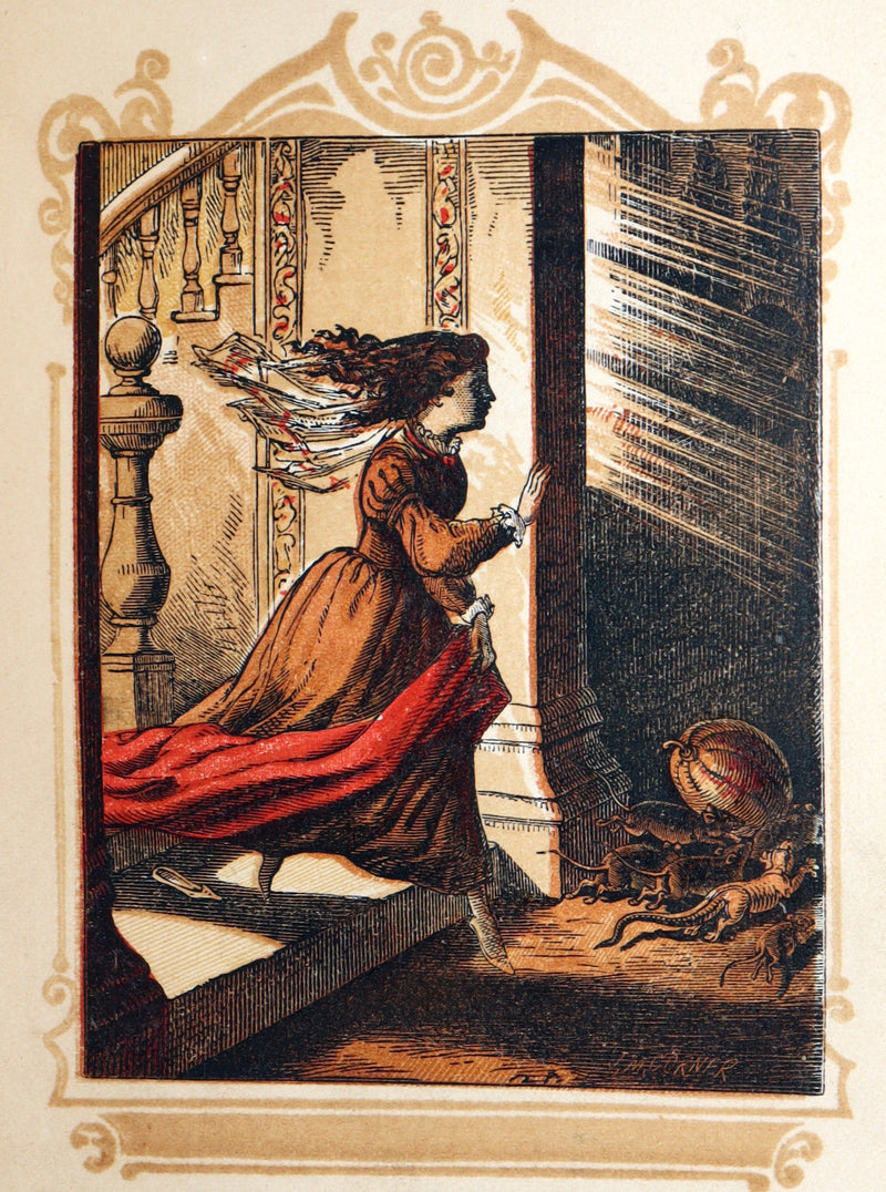 1861 Scarce Book - Favourite Fairy Tales With Twelve Coloured Illustrations