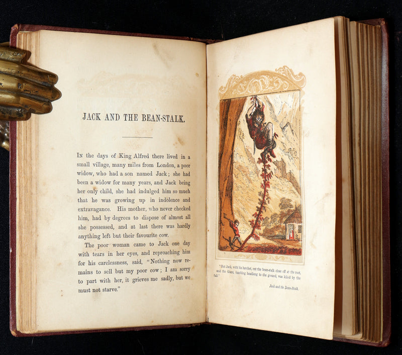 1861 Scarce Book - Favourite Fairy Tales With Twelve Coloured Illustrations