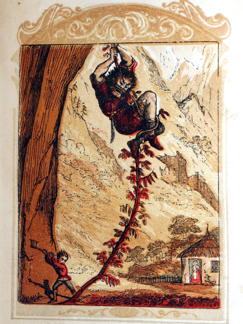 1861 Scarce Book - Favourite Fairy Tales With Twelve Coloured Illustrations