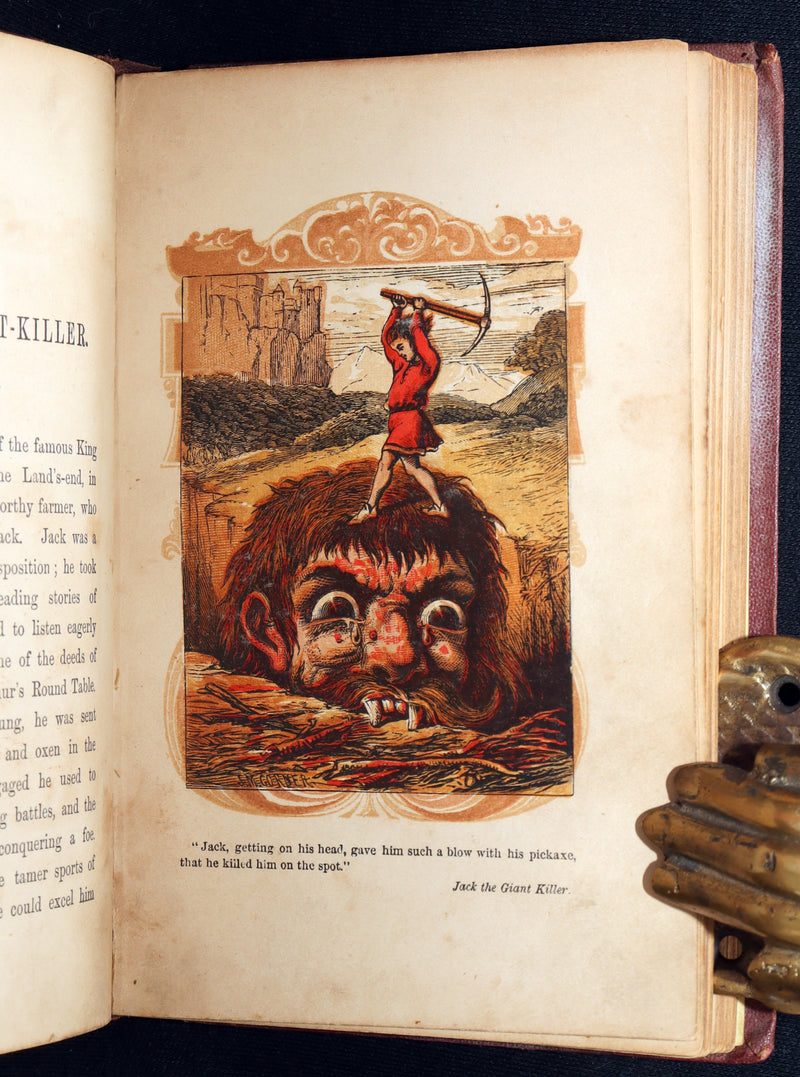 1861 Scarce Book - Favourite Fairy Tales With Twelve Coloured Illustrations