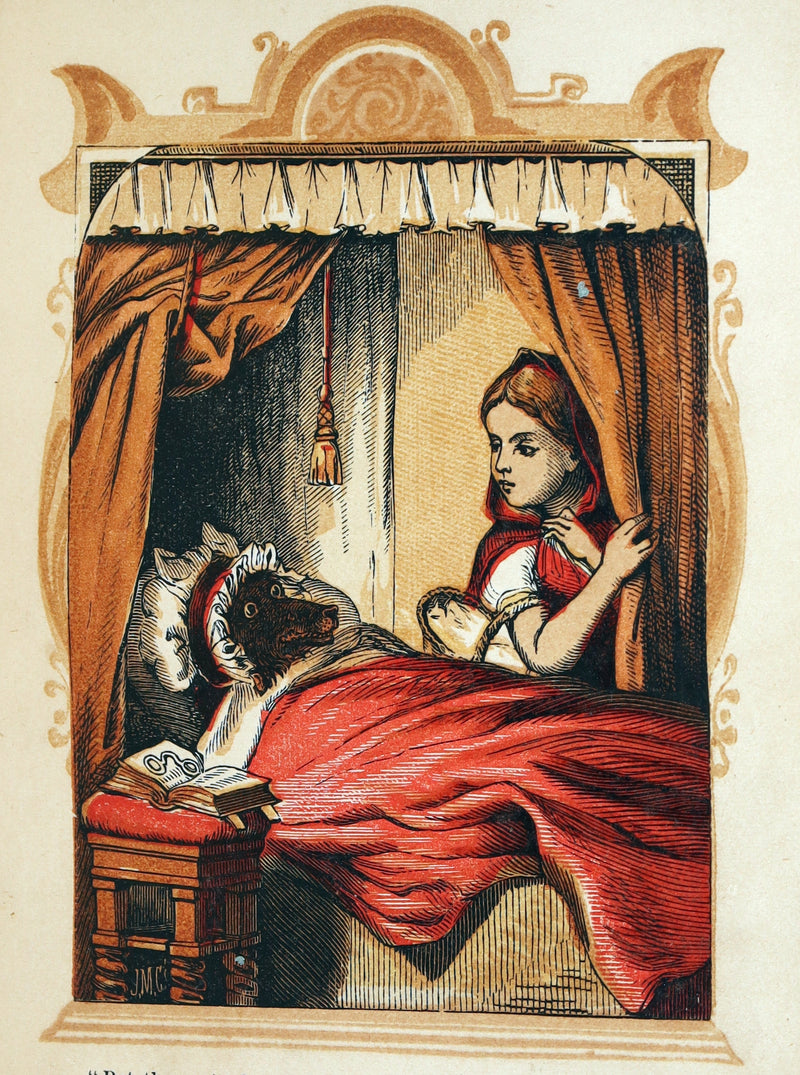1861 Scarce Book - Favourite Fairy Tales With Twelve Coloured Illustrations