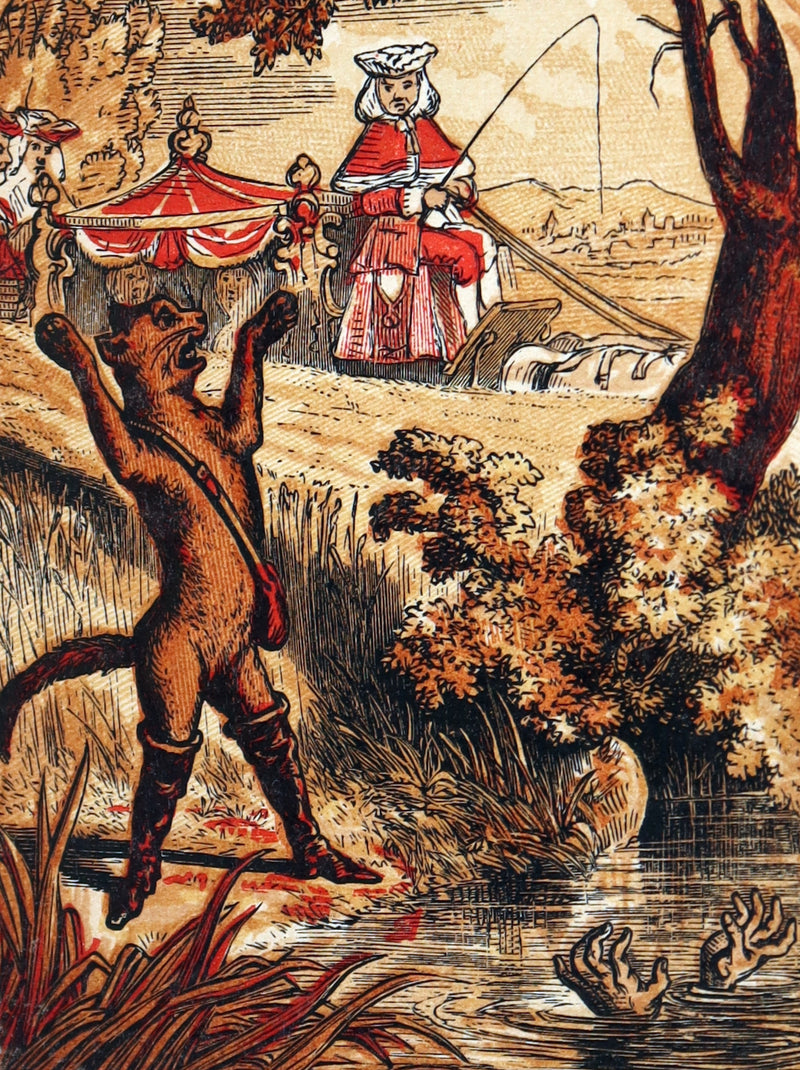 1861 Scarce Book - Favourite Fairy Tales With Twelve Coloured Illustrations