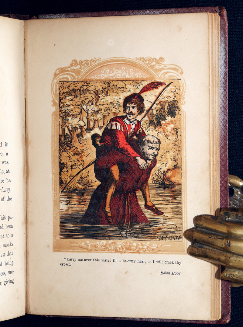 1861 Scarce Book - Favourite Fairy Tales With Twelve Coloured Illustrations