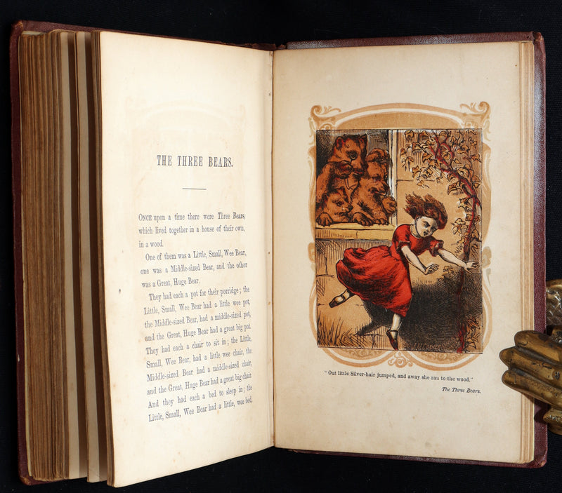 1861 Scarce Book - Favourite Fairy Tales With Twelve Coloured Illustrations