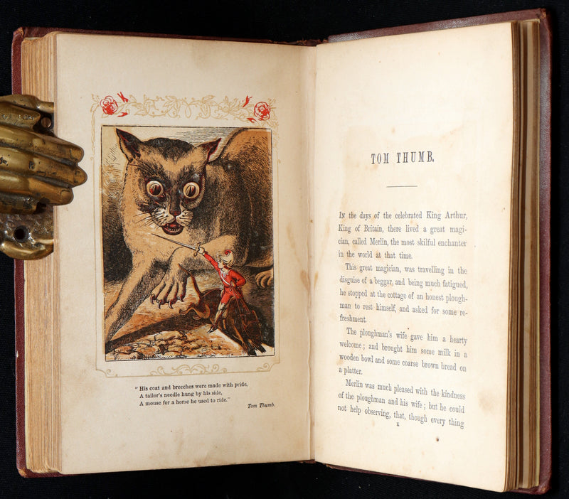 1861 Scarce Book - Favourite Fairy Tales With Twelve Coloured Illustrations