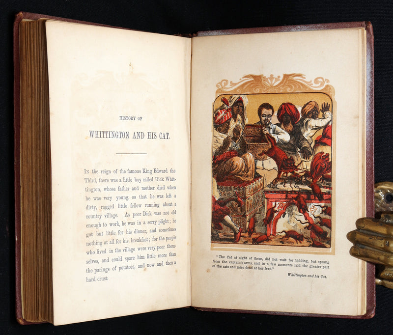 1861 Scarce Book - Favourite Fairy Tales With Twelve Coloured Illustrations