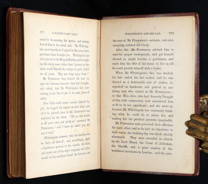 1861 Scarce Book - Favourite Fairy Tales With Twelve Coloured Illustrations