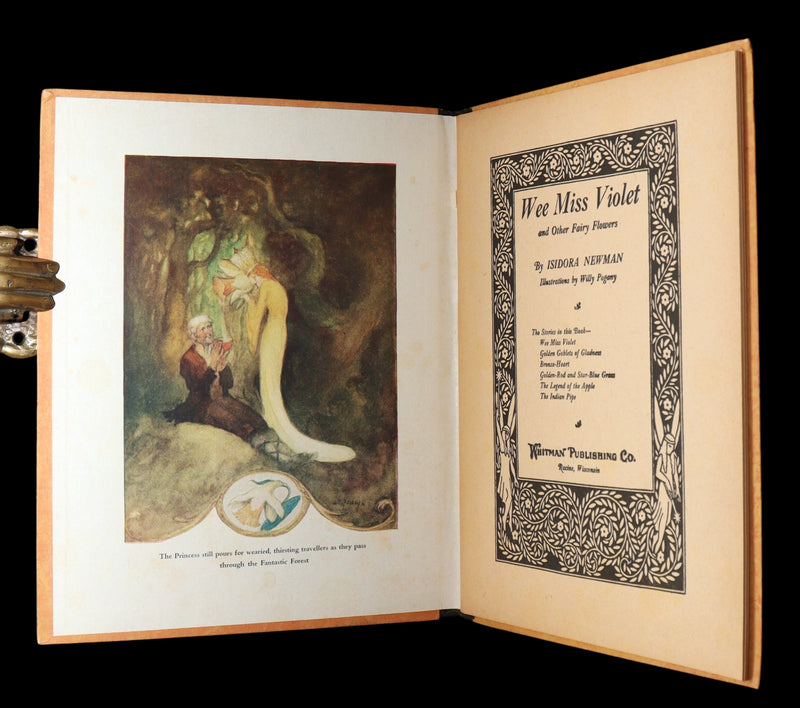 1926 First Edition - Wee Miss Violet, Fairy Flowers illustrated by Willy Pogany