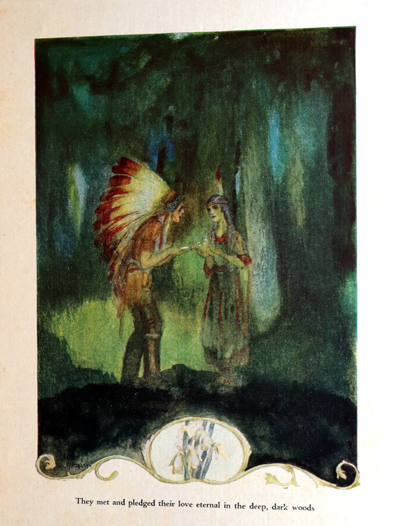 1926 First Edition - Wee Miss Violet, Fairy Flowers illustrated by Willy Pogany