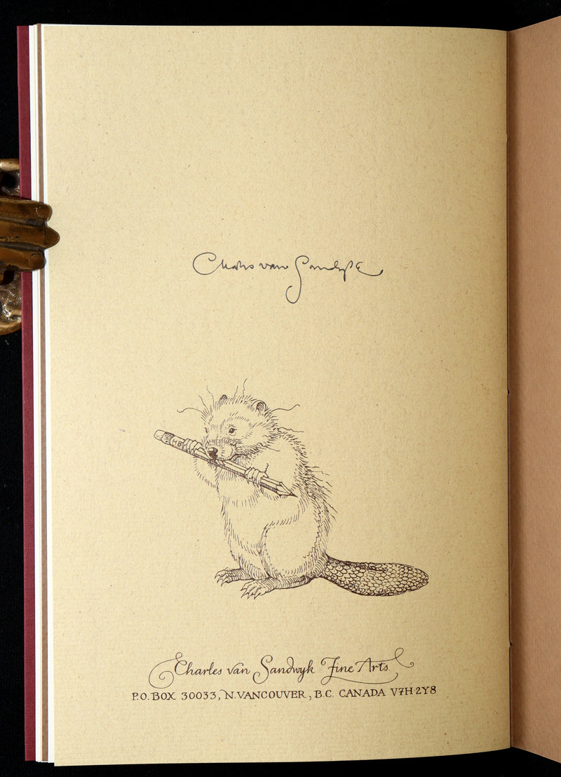 2009 Rare Signed Book - Canadian Content illustrated by Charles van Sandwyk