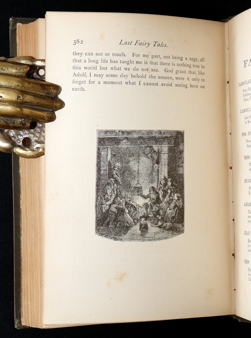 1885 Scarce First Edition - Edouard Laboulaye's Last Fairy Tales, illustrated