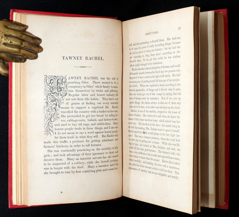 1852 Rare First Edition -  The Select Tales of Hannah More, Illustrated