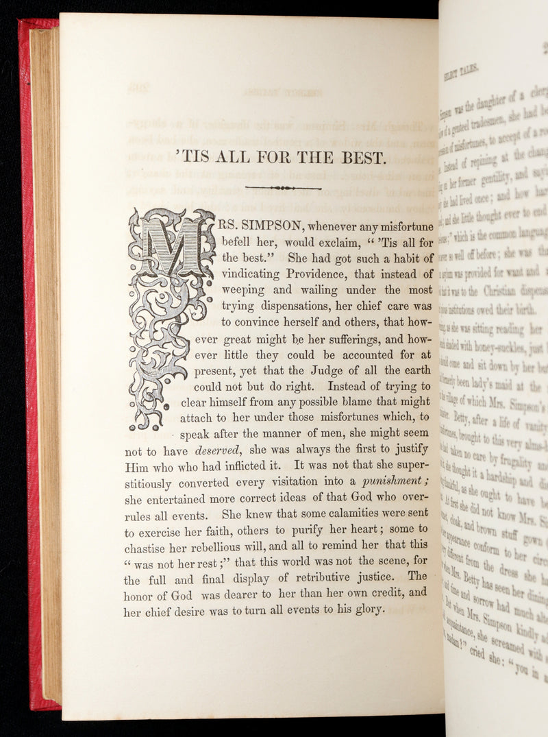 1852 Rare First Edition -  The Select Tales of Hannah More, Illustrated