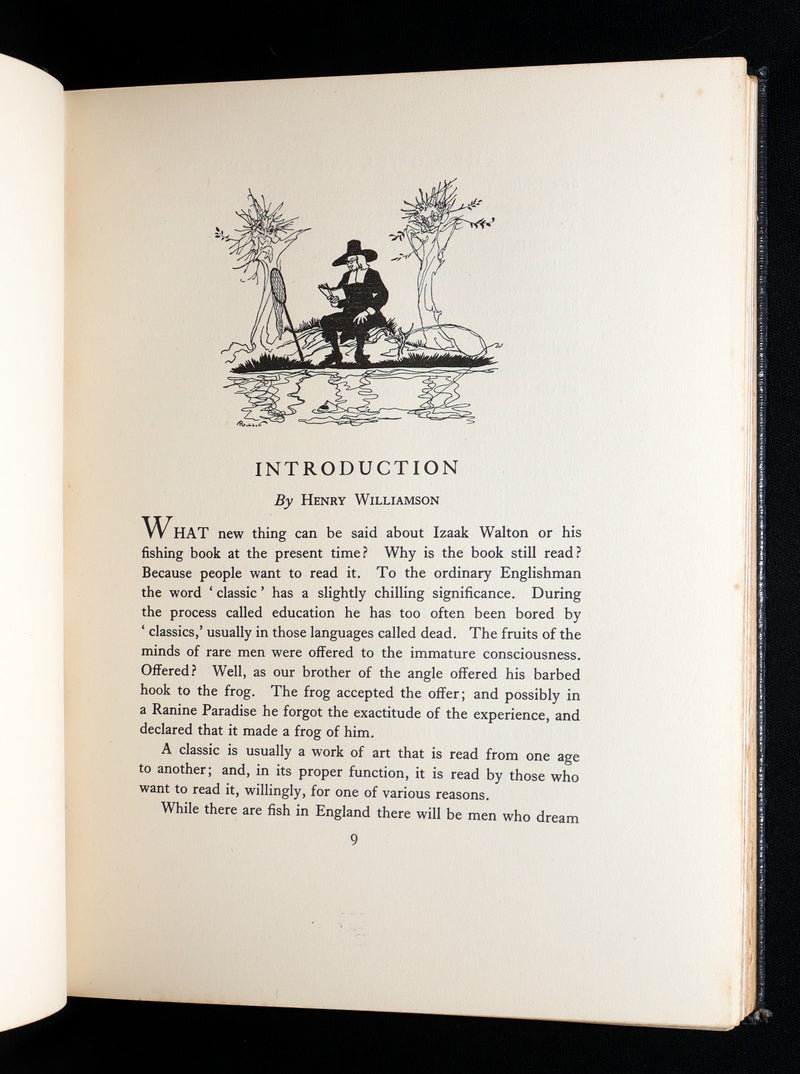 1931 Rare Deluxe Edition - The Compleat Angler illustrated by Arthur Rackham