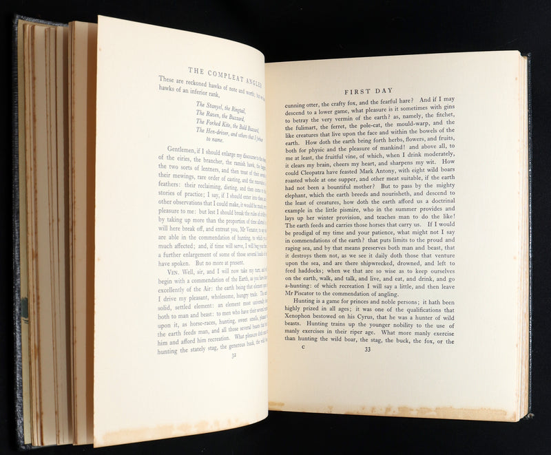 1931 Rare Deluxe Edition - The Compleat Angler illustrated by Arthur Rackham