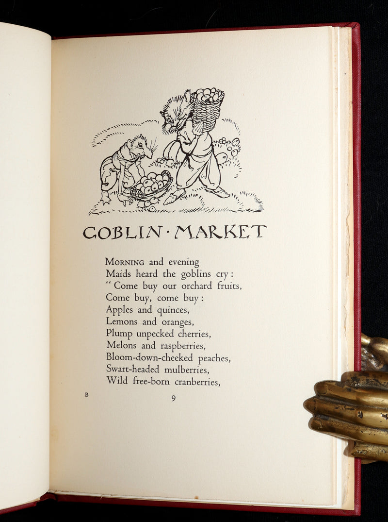 1933 Rare First US Edition - Goblin Market illustrated by Arthur Rackham