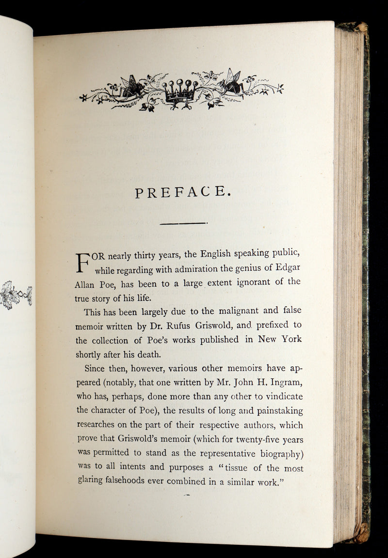 1890 Scarce Edition - The Poetical Works of Edgar Allan Poe Illustrated