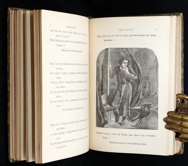 1890 Scarce Edition - The Poetical Works of Edgar Allan Poe Illustrated