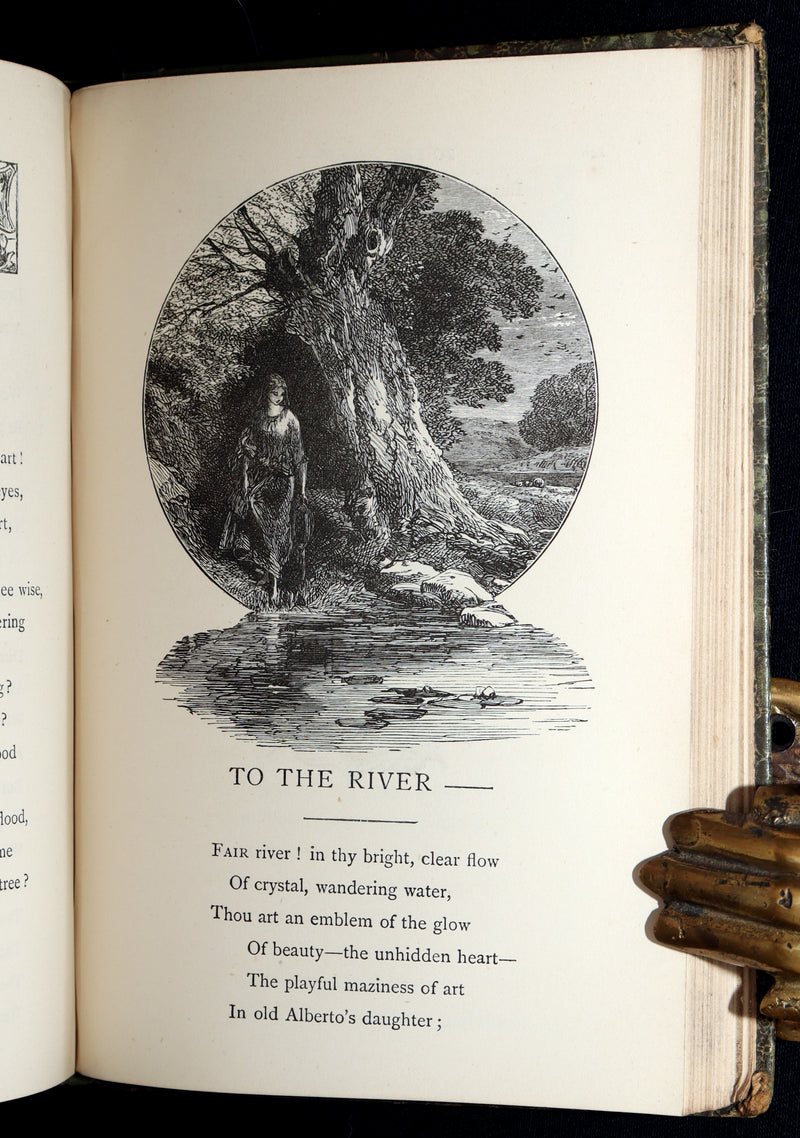 1890 Scarce Edition - The Poetical Works of Edgar Allan Poe Illustrated