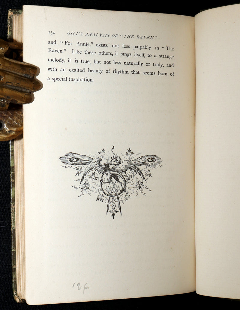 1890 Scarce Edition - The Poetical Works of Edgar Allan Poe Illustrated