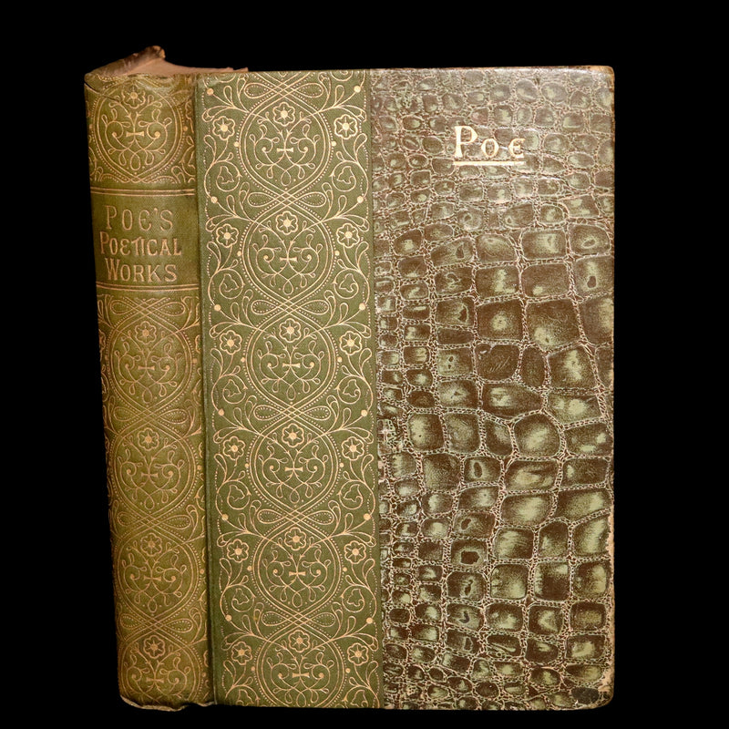 1890 Scarce Edition - The Poetical Works of Edgar Allan Poe Illustrated