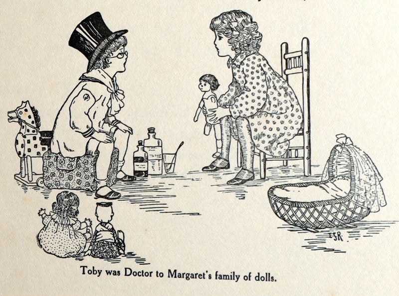 1908 Rare First Edition -The Lady of the Blue Beads by Annie and Ida Rentoul