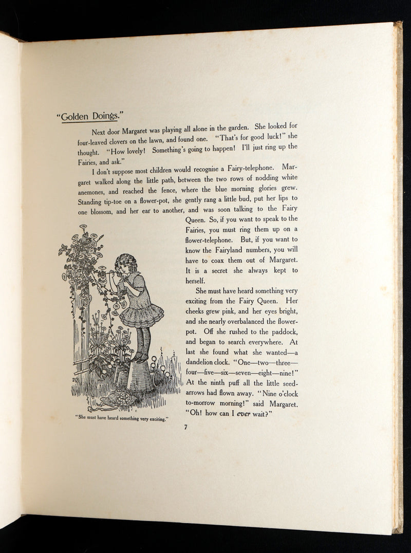 1908 Rare First Edition -The Lady of the Blue Beads by Annie and Ida Rentoul