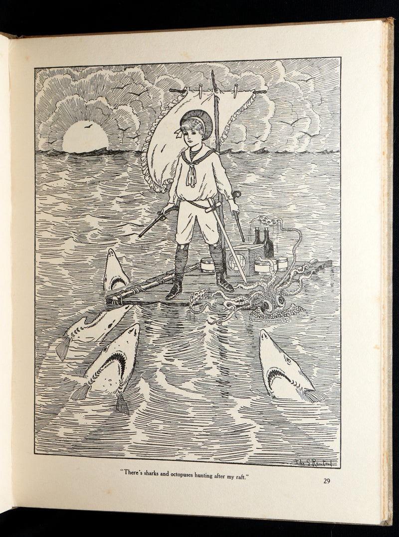 1908 Rare First Edition -The Lady of the Blue Beads by Annie and Ida Rentoul