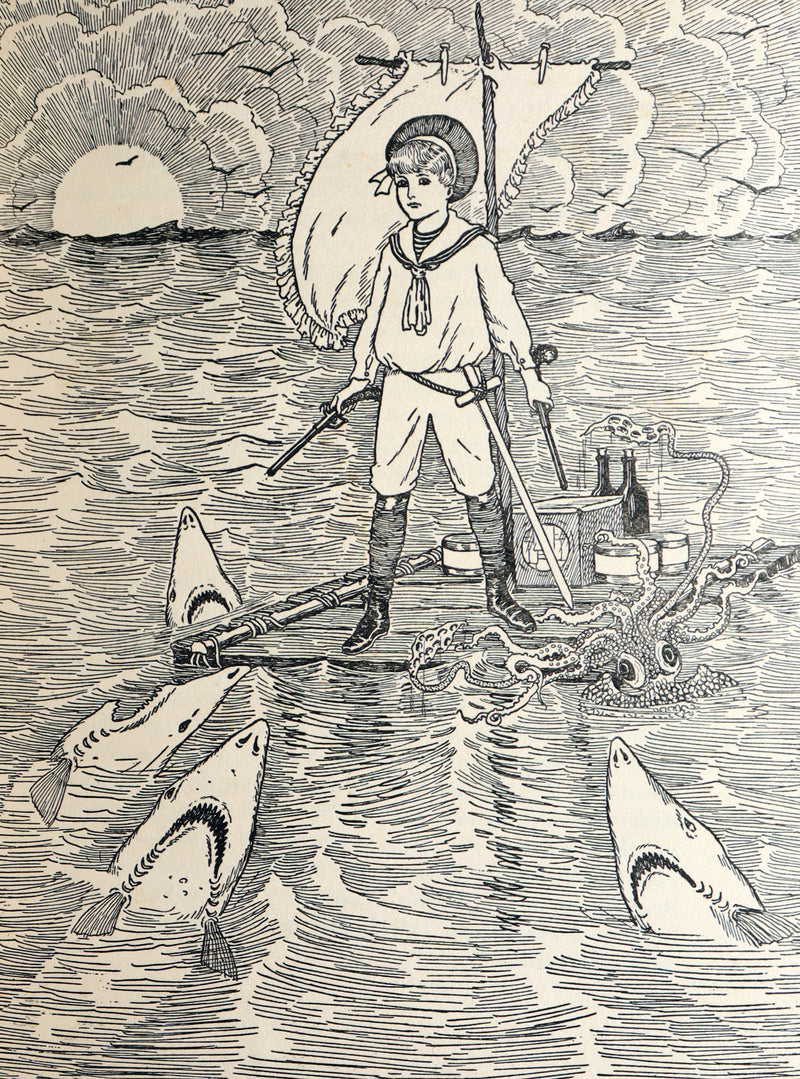 1908 Rare First Edition -The Lady of the Blue Beads by Annie and Ida Rentoul