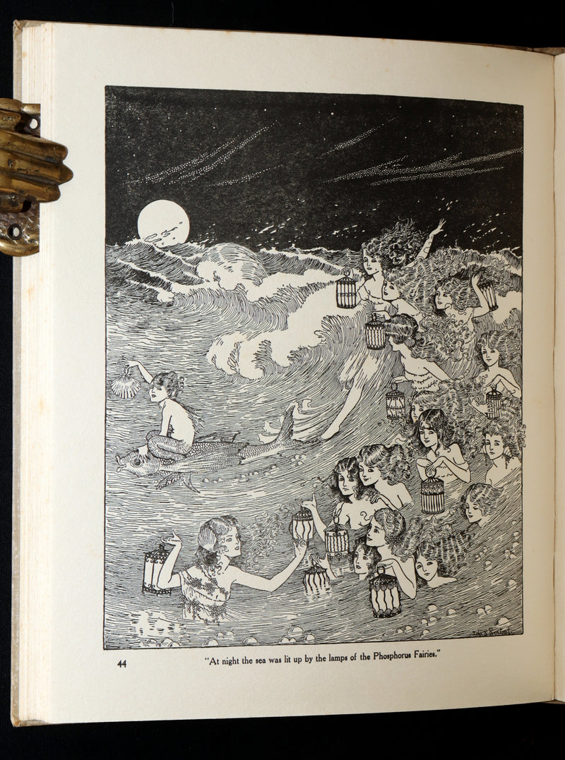 1908 Rare First Edition -The Lady of the Blue Beads by Annie and Ida Rentoul