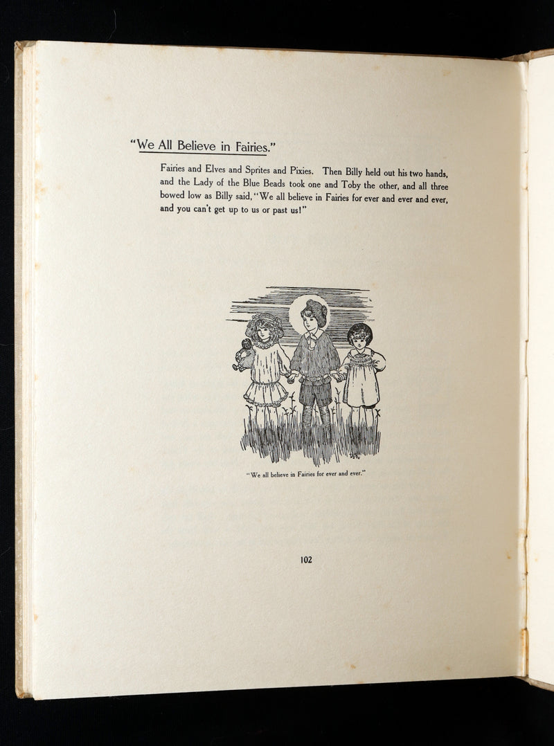 1908 Rare First Edition -The Lady of the Blue Beads by Annie and Ida Rentoul
