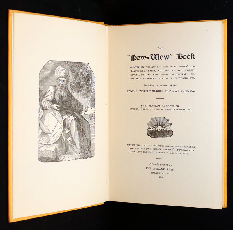 1929 Scarce Limited First Edition - The Pow-Wow and the Witch Murder Trial