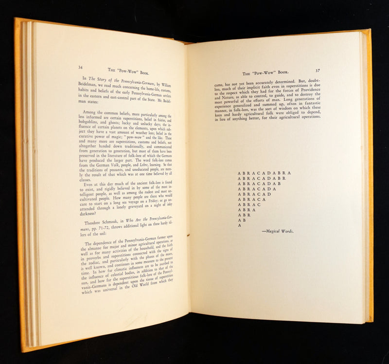 1929 Scarce Limited First Edition - The Pow-Wow and the Witch Murder Trial