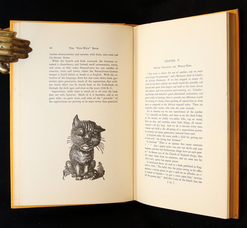 1929 Scarce Limited First Edition - The Pow-Wow and the Witch Murder Trial