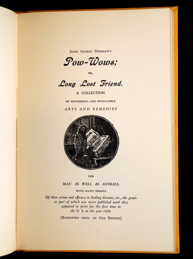 1929 Scarce Limited First Edition - The Pow-Wow and the Witch Murder Trial