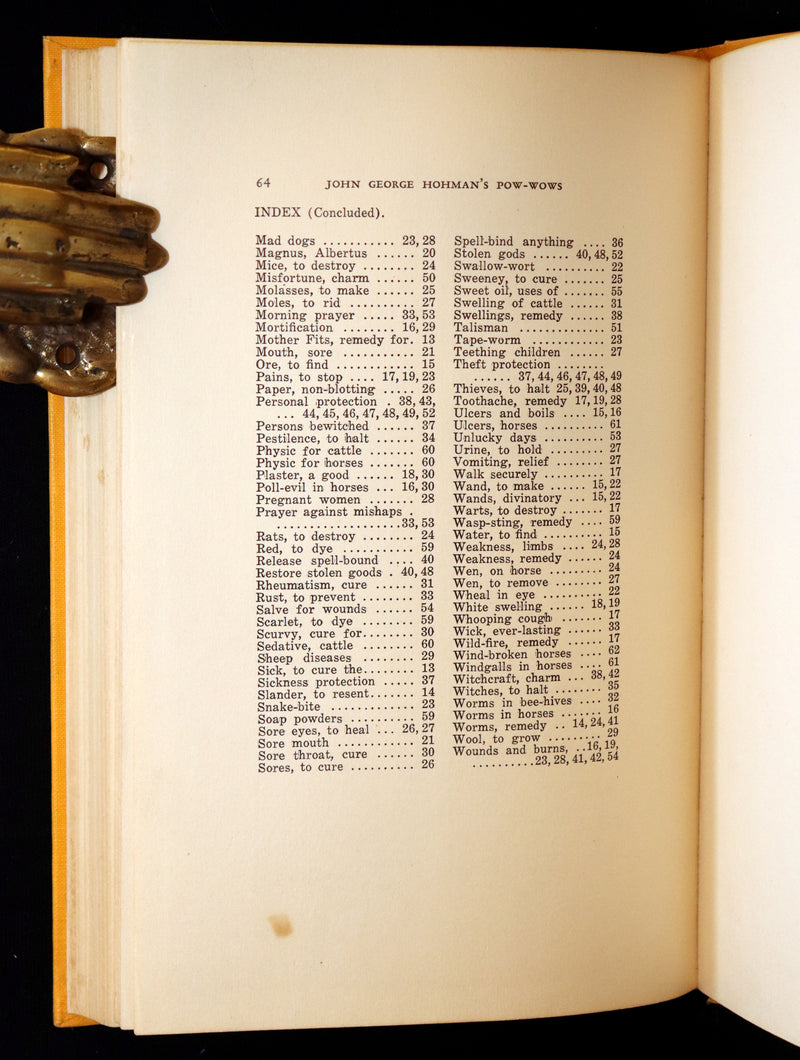 1929 Scarce Limited First Edition - The Pow-Wow and the Witch Murder Trial