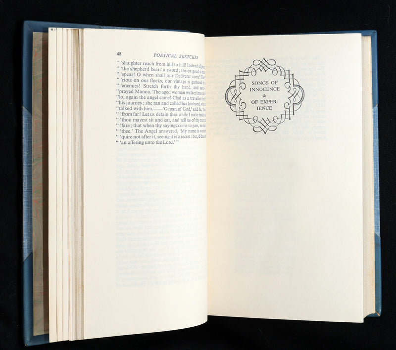 1956 Rare Bayntun Binding - Poetry and Prose of William Blake, in One Volume