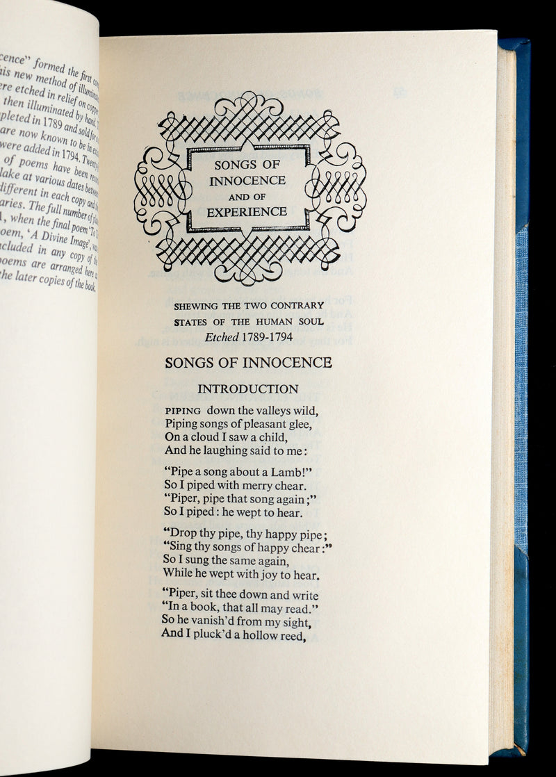 1956 Rare Bayntun Binding - Poetry and Prose of William Blake, in One Volume