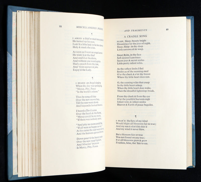 1956 Rare Bayntun Binding - Poetry and Prose of William Blake, in One Volume