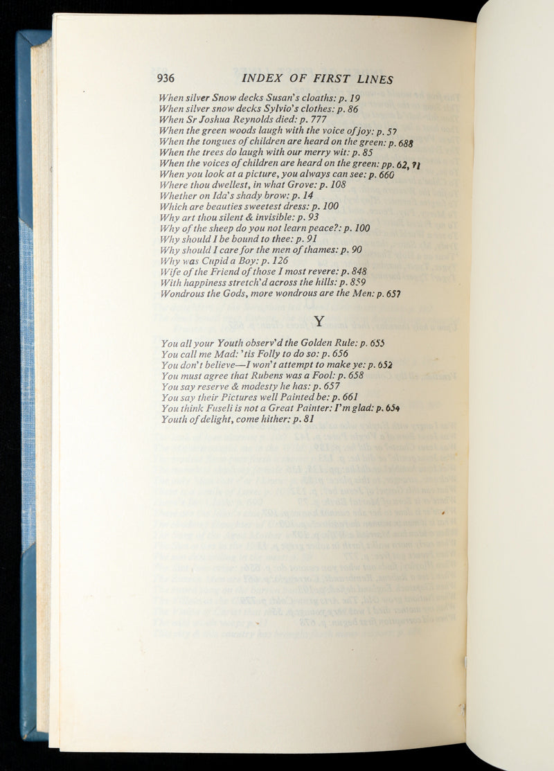 1956 Rare Bayntun Binding - Poetry and Prose of William Blake, in One Volume