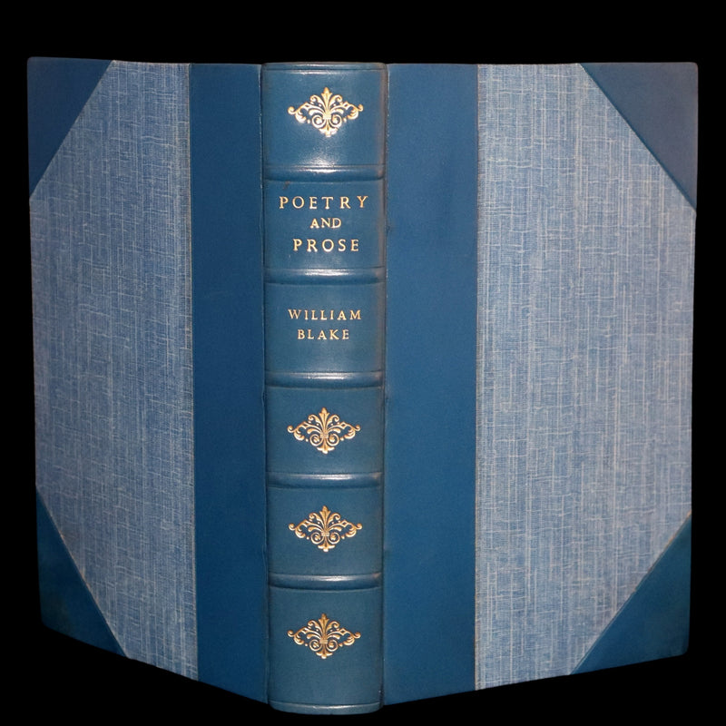 1956 Rare Bayntun Binding - Poetry and Prose of William Blake, in One Volume