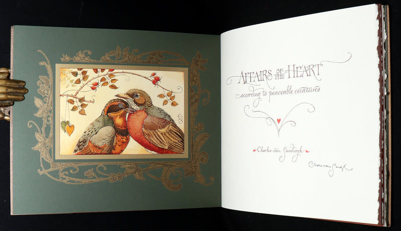 2019 Rare Signed Book - Affairs Of The Heart by Charles van Sandwyk
