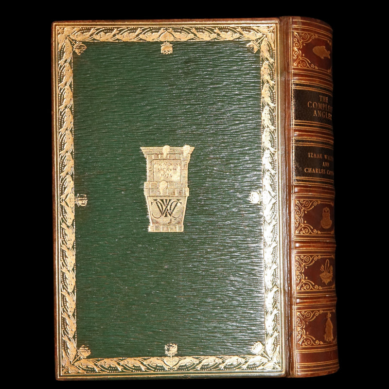 1926 Rare Luxurious Binding by Riviere - The Compleat Angler