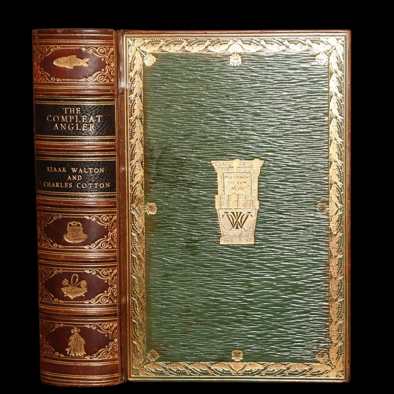 1926 Rare Luxurious Binding by Riviere - The Compleat Angler
