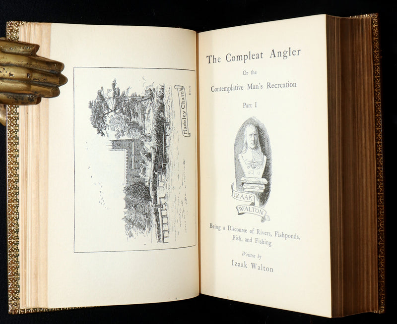 1926 Rare Luxurious Binding by Riviere - The Compleat Angler