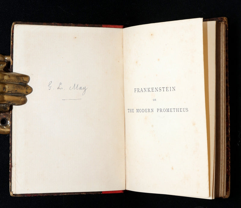1888 Rare Book - Frankenstein or, The Modern Prometheus by Mary Shelley
