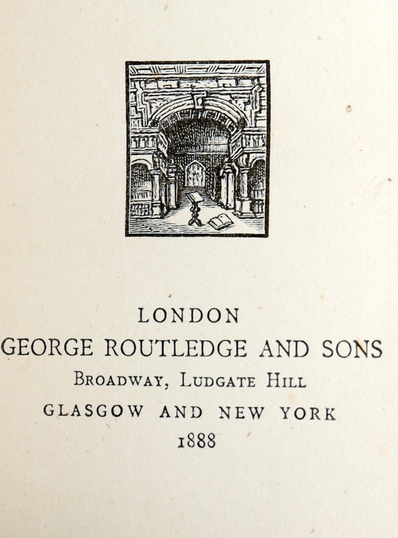 1888 Rare Book - Frankenstein or, The Modern Prometheus by Mary Shelley