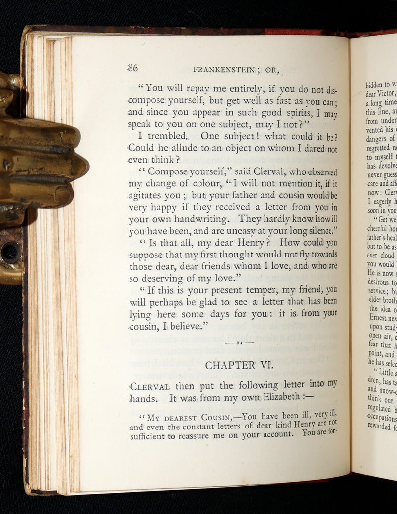 1888 Rare Book - Frankenstein or, The Modern Prometheus by Mary Shelley